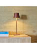 lumisky Lampa zewnętrzna LED "Kelly" w kolorze brązowym - wys. 38 x Ø 10 cm