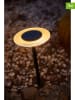 lumisky 2-delige set: ledsolartuinstekers "Ufo" zwart - (H)35 cm