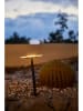 lumisky Lampy solarne LED (2 szt.) "UFO" w kolorze czarnym na trzonku - wys. 35 cm