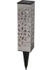 lumisky Lampy solarne LED (3 szt.) "Organic" w kolorze srebrnym na trzonku - wys. 28 cm
