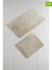 Colourful Cotton 2er-Set: Badvorleger in Beige