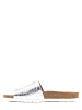 Sunbay Slippers "Djeelia" zilverkleurig