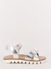 TREVIRGOLAZERO Sandalen zilverkleurig