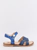 TREVIRGOLAZERO Skórzane sandały w kolorze niebieskim