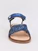 TREVIRGOLAZERO Skórzane sandały w kolorze niebieskim