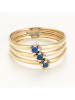 BY COLETTE Gouden ring "Abbie" met zirkonia's