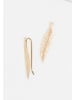 L instant d Or Gold-Ohrstecker "Gold leaf"