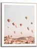 Orangewallz Druk artystyczny "High Balloons Pure Essentials" w ramce - 40 x 50 cm