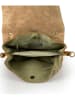ORE10 Leder-Henkeltasche "Mandarino" in Hellbraun - (B)29 x (H)22 x (T)8 cm