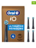 Oral-B 4er-Set: Ersatz-Bürstenköpfe "Oral-B iO" in Schwarz