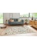 Nouristan Webteppich "Oriental Flowers - Samt" in Creme