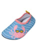Playshoes Buty kąpielowe w kolorze jasnoróżowo-błękitnym