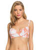 Roxy Biustonosz bikini "Printed Beach Classics" w kolorze pomarańczowym
