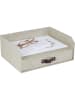 BigsoBox Organizer "Walter" w kolorze beżowym na dokumenty - 33,5 x 13 x 25,5 cm