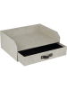 BigsoBox Organizer "Walter" w kolorze beżowym na dokumenty - 33,5 x 13 x 25,5 cm