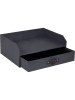 BigsoBox Dokumenten-Ablage "Walter" in Anthrazit  - (B)33,5 x (H)13 x (T)25,5 cm