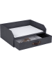 BigsoBox Dokumenten-Ablage "Walter" in Anthrazit  - (B)33,5 x (H)13 x (T)25,5 cm