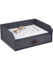 BigsoBox Dokumenten-Ablage "Walter" in Anthrazit  - (B)33,5 x (H)13 x (T)25,5 cm