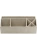 BigsoBox Organizer "Elisa" w kolorze beżowym - 33 x 12,5 x 12,5 cm