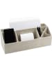 BigsoBox Schreibtisch-Organizer "Elisa" in Beige - (B)33 x (H)12,5 x (T)12,5 cm