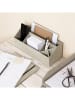 BigsoBox Schreibtisch-Organizer "Elisa" in Beige - (B)33 x (H)12,5 x (T)12,5 cm