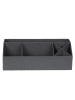 BigsoBox Schreibtisch-Organizer "Elisa" in Dunkelgrau - (B)33 x (H)12,5 x (T)12,5 cm