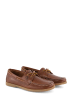 TRAVELIN' Leder-Mokassins "Exmouth" in Cognac