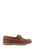 TRAVELIN' Leder-Mokassins "Exmouth" in Cognac