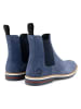 TRAVELIN' Leder-Chelsea-Boots "Newburgh" in Blau