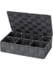 Wenko Opbergmand "Adria" donkergrijs - (B)26 x (H)7,5 x (D)17 cm