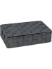 Wenko Aufbewahrungskorb "Adria" in Dunkelgrau - (B)26 x (H)7,5 x (T)17 cm
