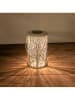 näve Decoratieve ledsolarlamp wit - (H)20 cm