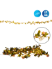 näve Ledlichtketting "Roosjes" groen/lichtroze - (L)420 cm