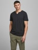 Jack & Jones Koszulka "Split" w kolorze czarnym