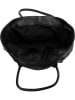 Mia Tomazzi Skórzana torebka "Zuara" w kolorze czarnym - 35 x 27 x 16 cm