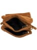 Mia Tomazzi Skórzana torebka "Empoli" w kolorze jasnobrązowym - 23 x 17 x 5 cm