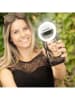 InnovaGoods Przenośna lampa pierścieniowa do selfie - 8,2 x 8,2 x 2 cm