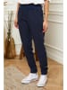 Rodier Lin Linnen broek "Provence" donkerblauw