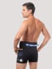 Anaissa 3er-Set: Sportboxershorts "Emana Mark" in Schwarz