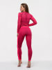 Anaissa 2-częściowy zestaw w kolorze różowym - top funkcyjny, legginsy funkcyjne