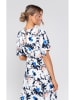 Zibi London Jurk wit/blauw/meerkleurig