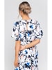 Zibi London Jurk wit/blauw/meerkleurig