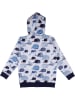 Walkiddy Sweatvest blauw/wit