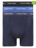 Calvin Klein 3er-Set: Boxershorts in Blau/ Dunkelblau/ Schwarz