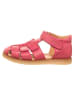 POM POM Leder-Halbsandalen in Pink