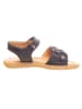 POM POM Leren sandalen donkerblauw