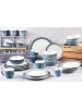 Björn 30-delig tafelservies "Cosmos" wit/blauw