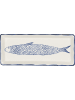 Clayre & Eef Półmisek w kolorze kremowo-niebieskim do serwowania - 30 x 12 cm