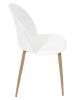 THE HOME DECO FACTORY Krzesła (2 szt.) "Bergen" w kolorze białym - 49 x 81 x 47 cm
