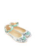 Goby Ballerina's wit/mintgroen/meerkleurig